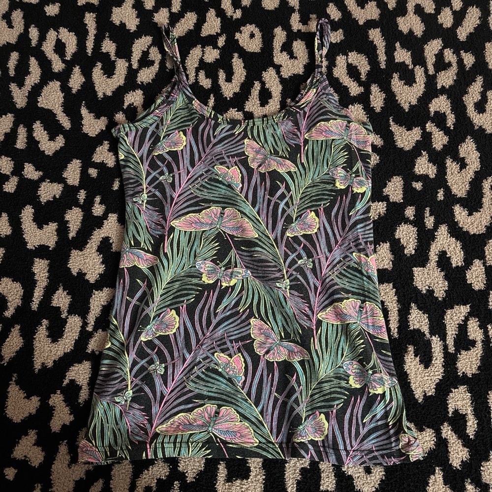 OP tropical Print Tank